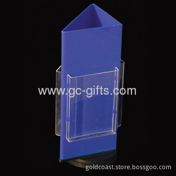 3 Pockets Plexiglass Literature Display Holder 